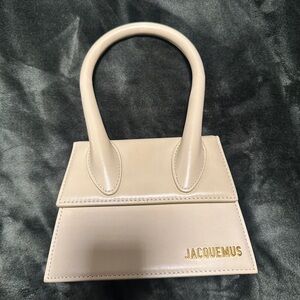 SOLD Jacquemus Beige Chiquito Moyen Leather Handbag